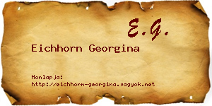 Eichhorn Georgina névjegykártya